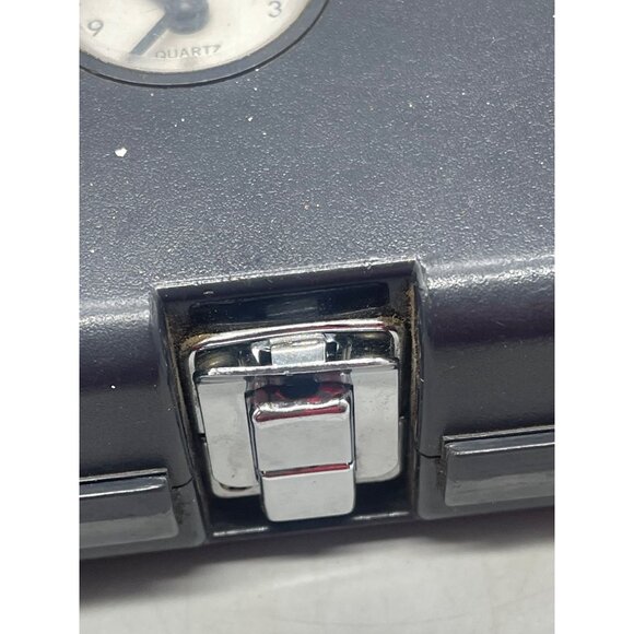 amano pr-500 watchman clock time with key & paper black made in japan READ - Picture 6 of 13